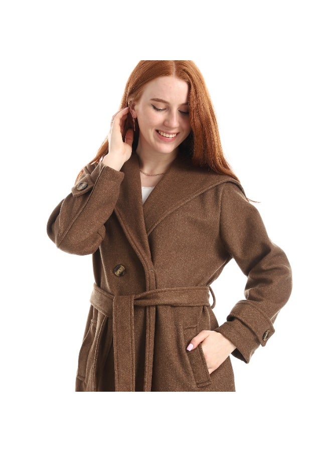 Coctail Coat-17380-cafe - Image 4